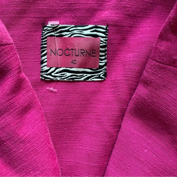 Nocturne Colorblock Blazer Pink and Turquoise Size 40 - Picture 3 of 6